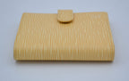Louis Vuitton Compact Wallet In Pastel Yellow Epi Leather
