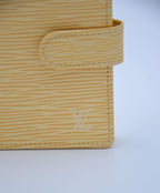 Louis Vuitton Compact Wallet In Pastel Yellow Epi Leather