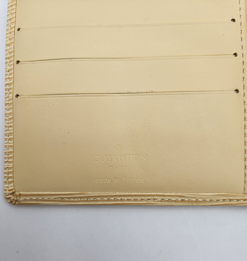 Louis Vuitton Compact Wallet In Pastel Yellow Epi Leather