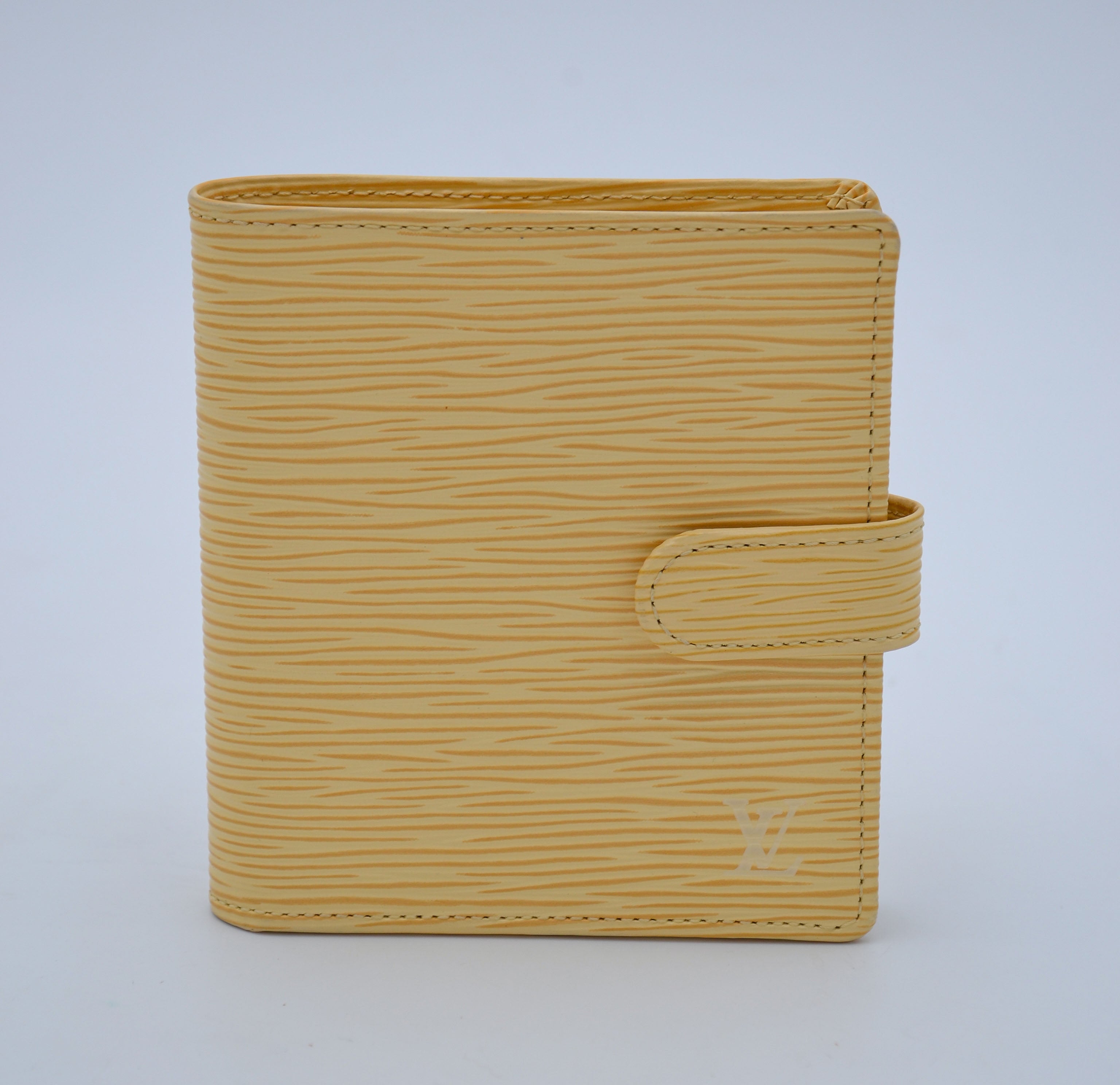 Louis Vuitton Compact Wallet In Pastel Yellow Epi Leather