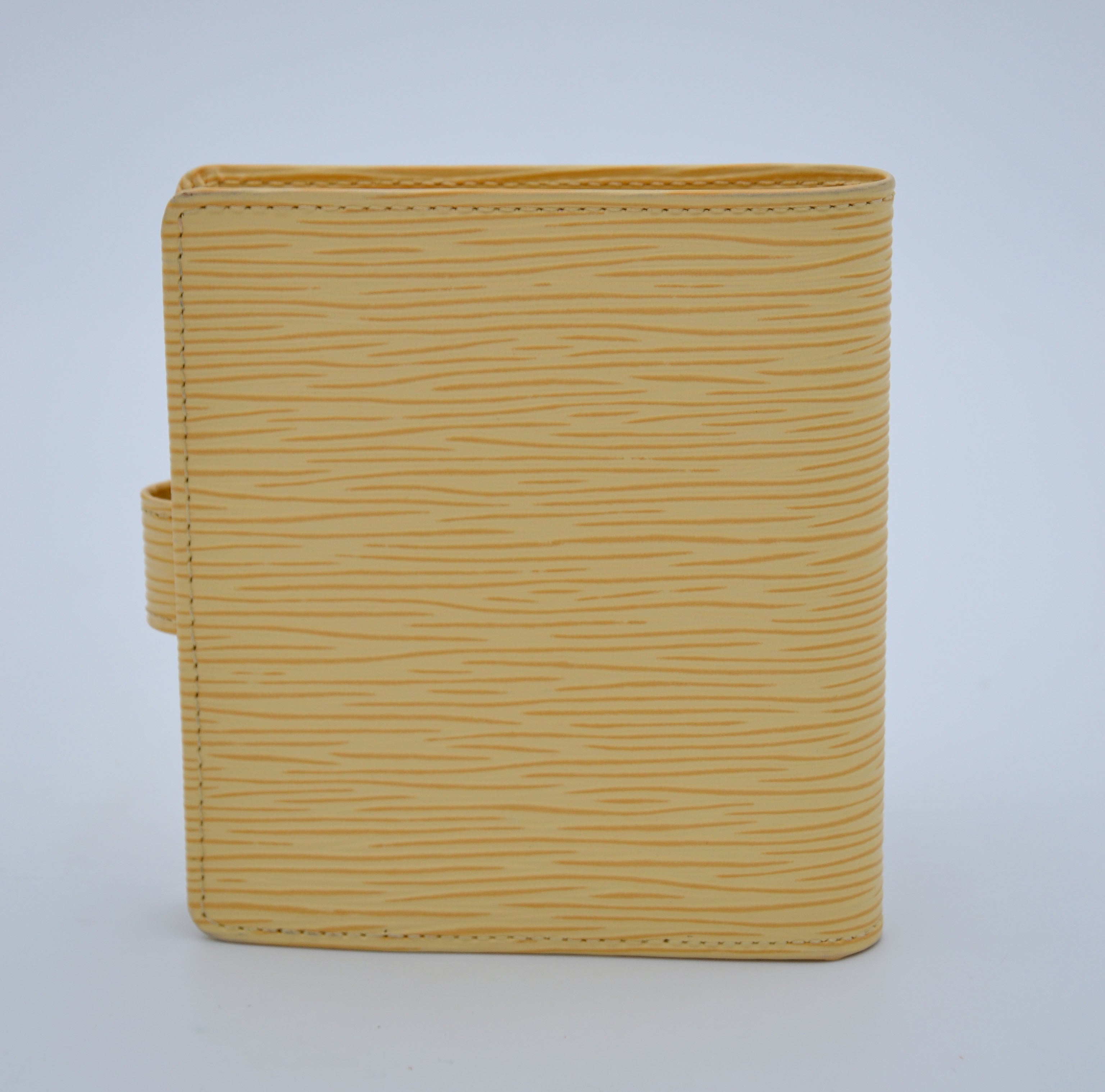 Louis Vuitton Compact Wallet In Pastel Yellow Epi Leather