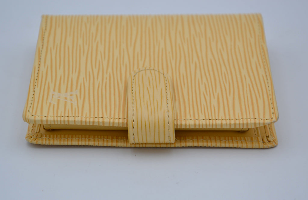 Louis Vuitton Compact Wallet In Pastel Yellow Epi Leather