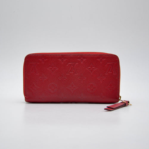 Portefeuille Louis Vuitton Zippy Continental Cuir Empreinte