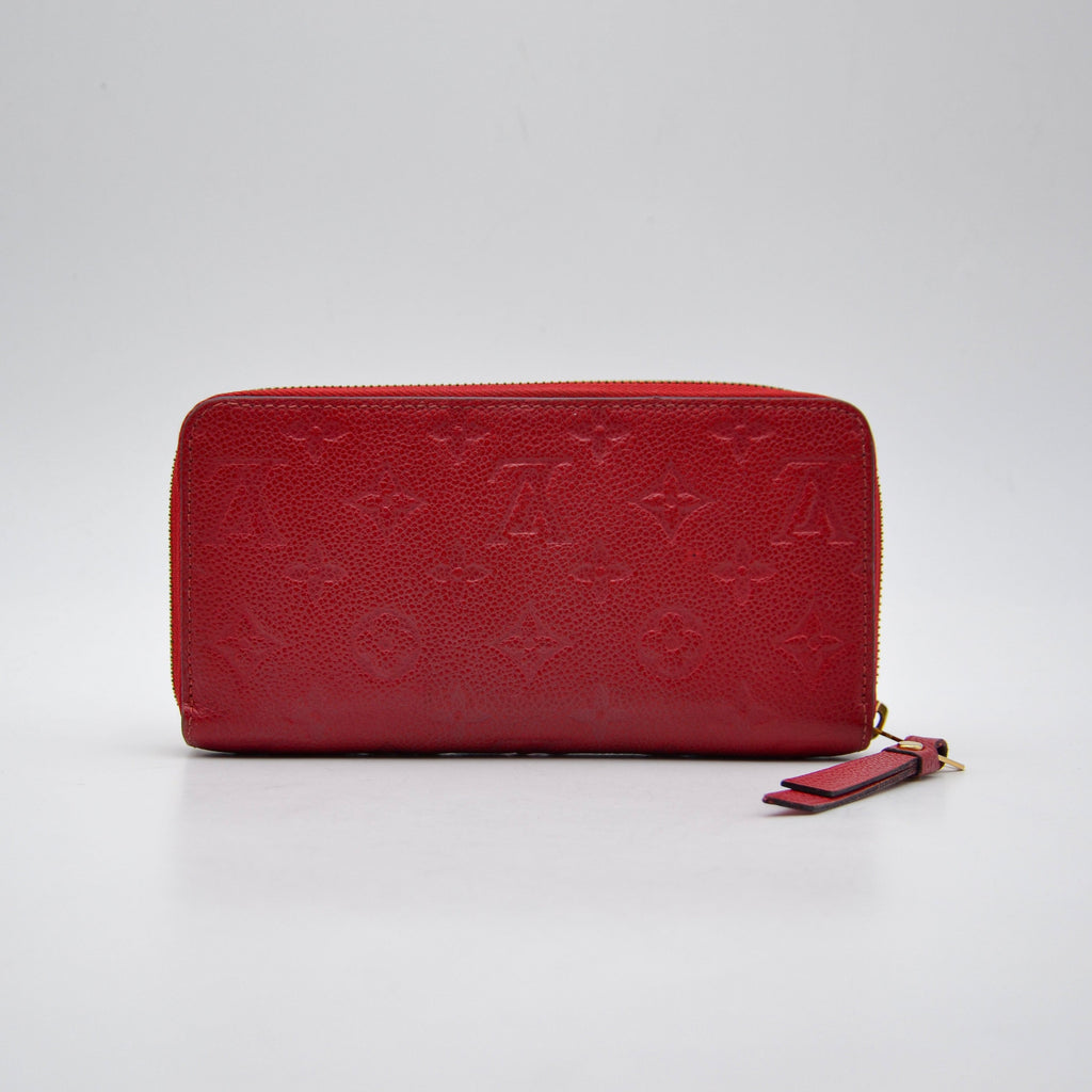 Louis Vuitton Zippy Continental Leather Empreinte Wallet