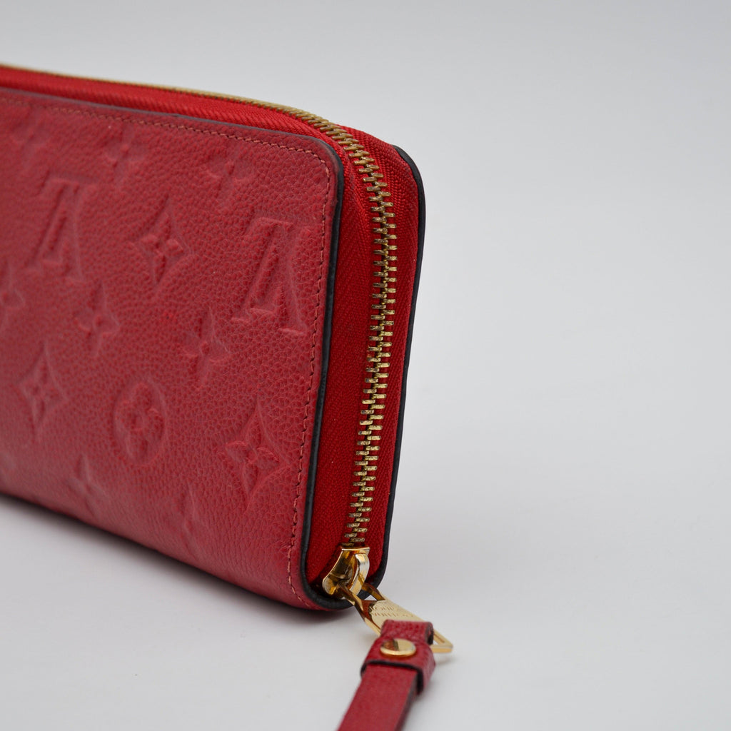 Louis Vuitton Zippy Continental Leather Empreinte Wallet
