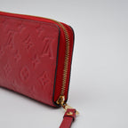 Louis Vuitton Zippy Continental Leather Empreinte Wallet