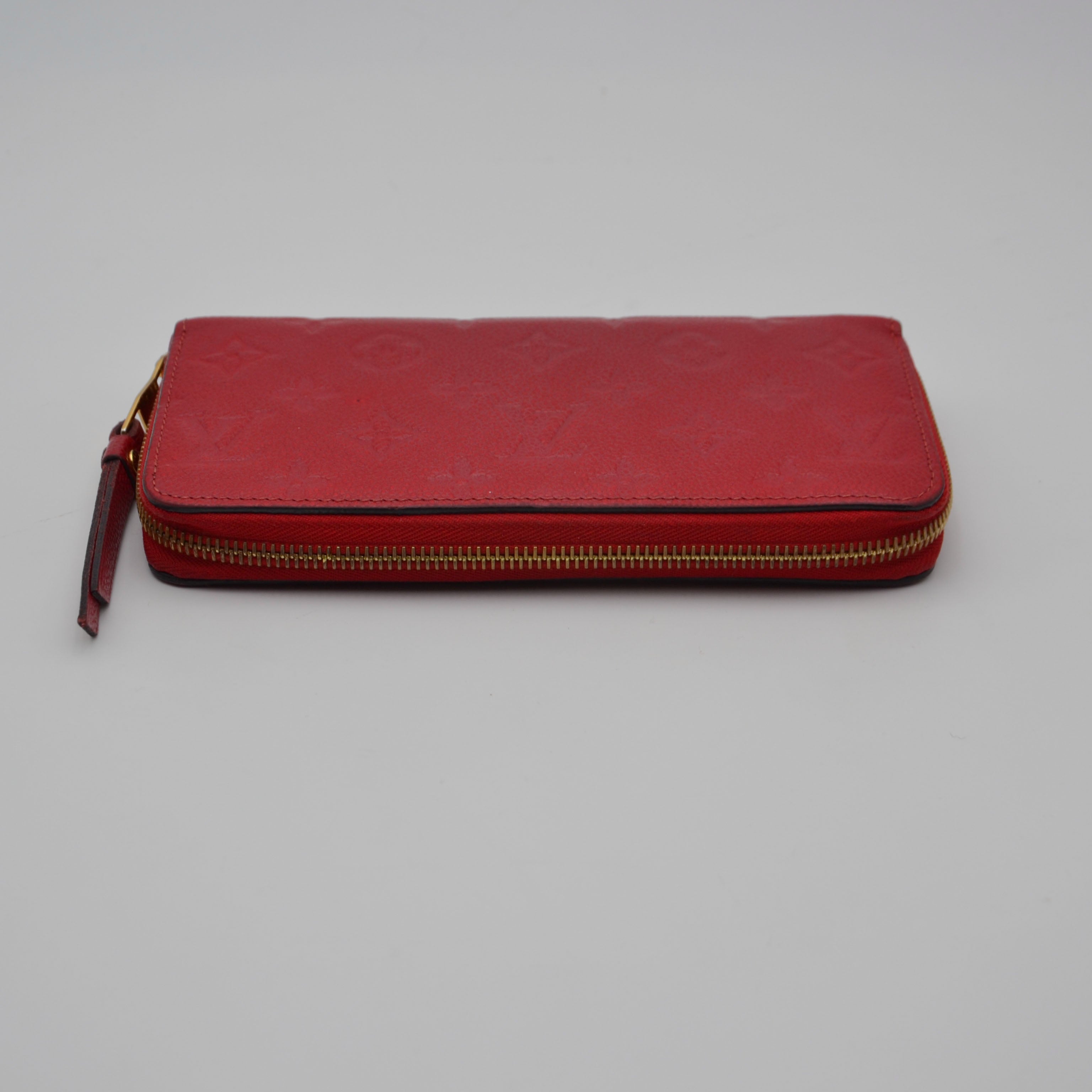 Louis Vuitton Zippy Continental Leather Empreinte Wallet