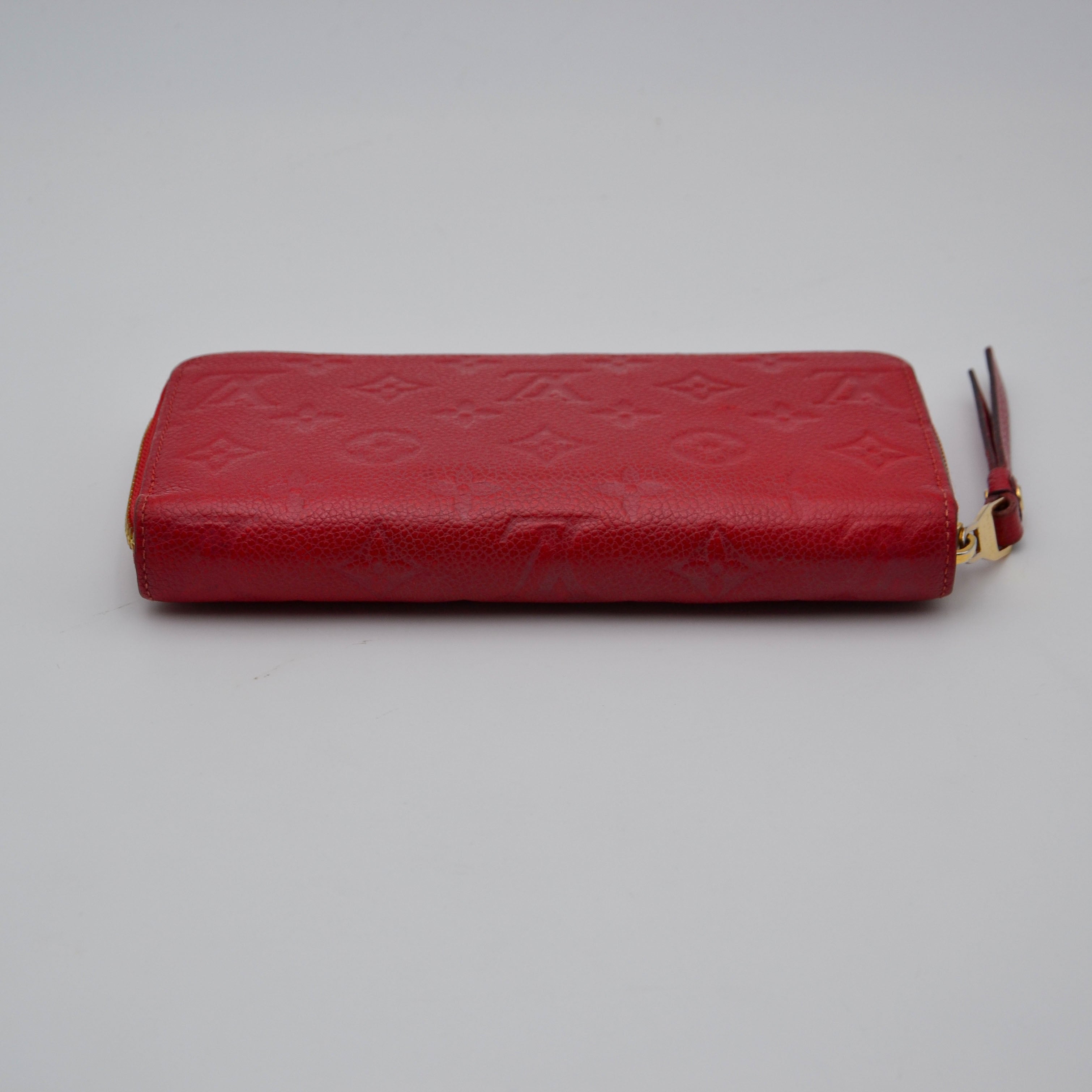 Louis Vuitton Zippy Continental Leather Empreinte Wallet