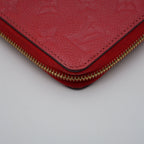Louis Vuitton Zippy Continental Leather Empreinte Wallet
