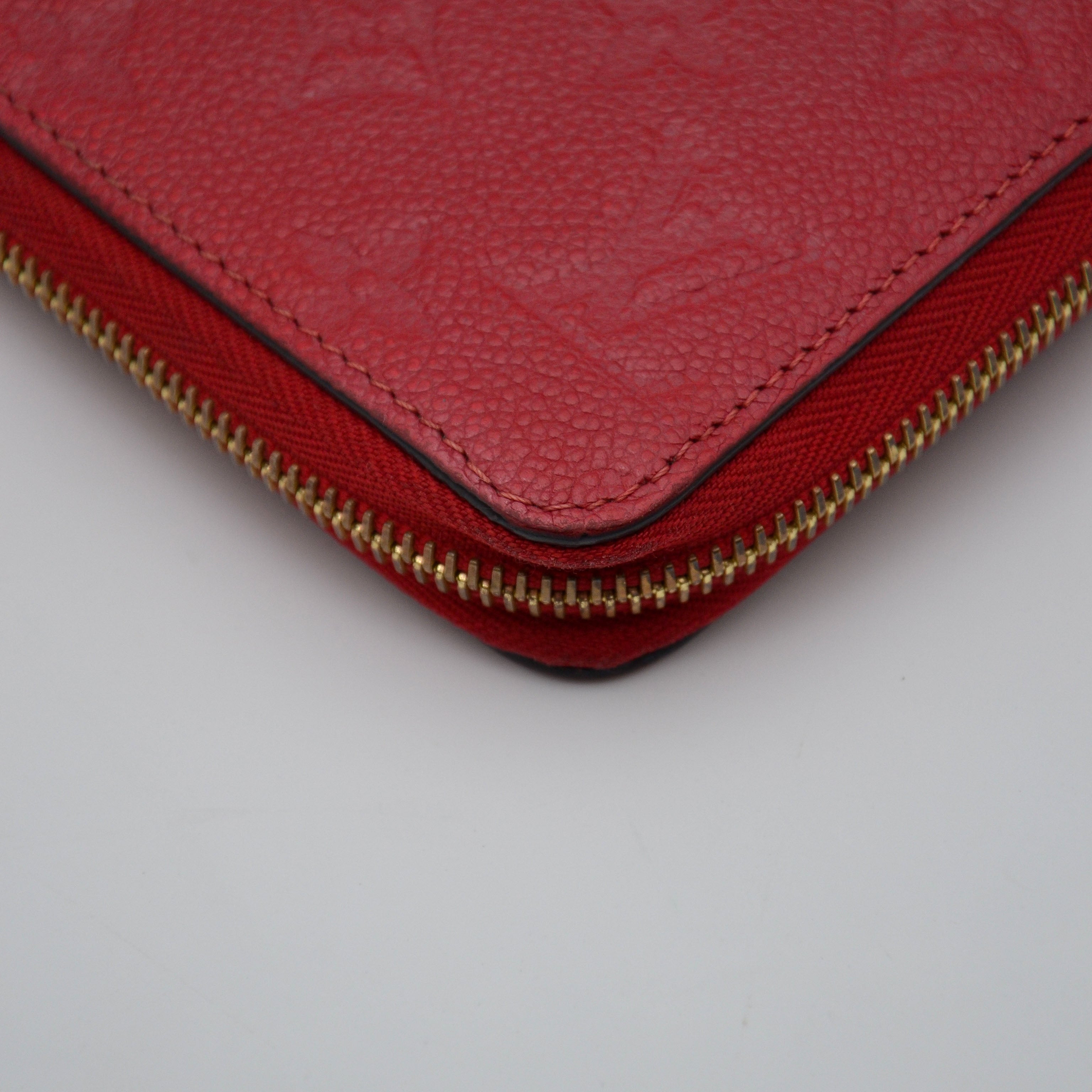 Louis Vuitton Zippy Continental Leather Empreinte Wallet