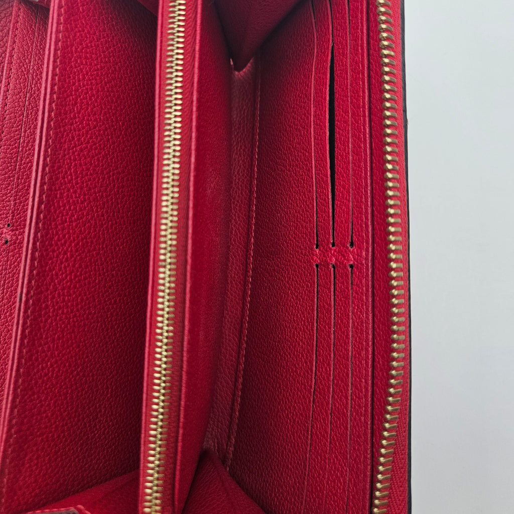 Louis Vuitton Zippy Continental Leather Empreinte Wallet