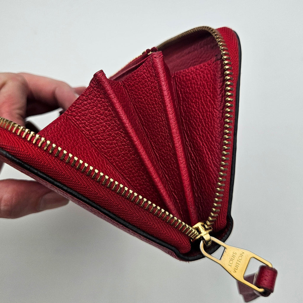 Louis Vuitton Zippy Continental Leather Empreinte Wallet