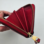 Louis Vuitton Zippy Continental Leather Empreinte Wallet