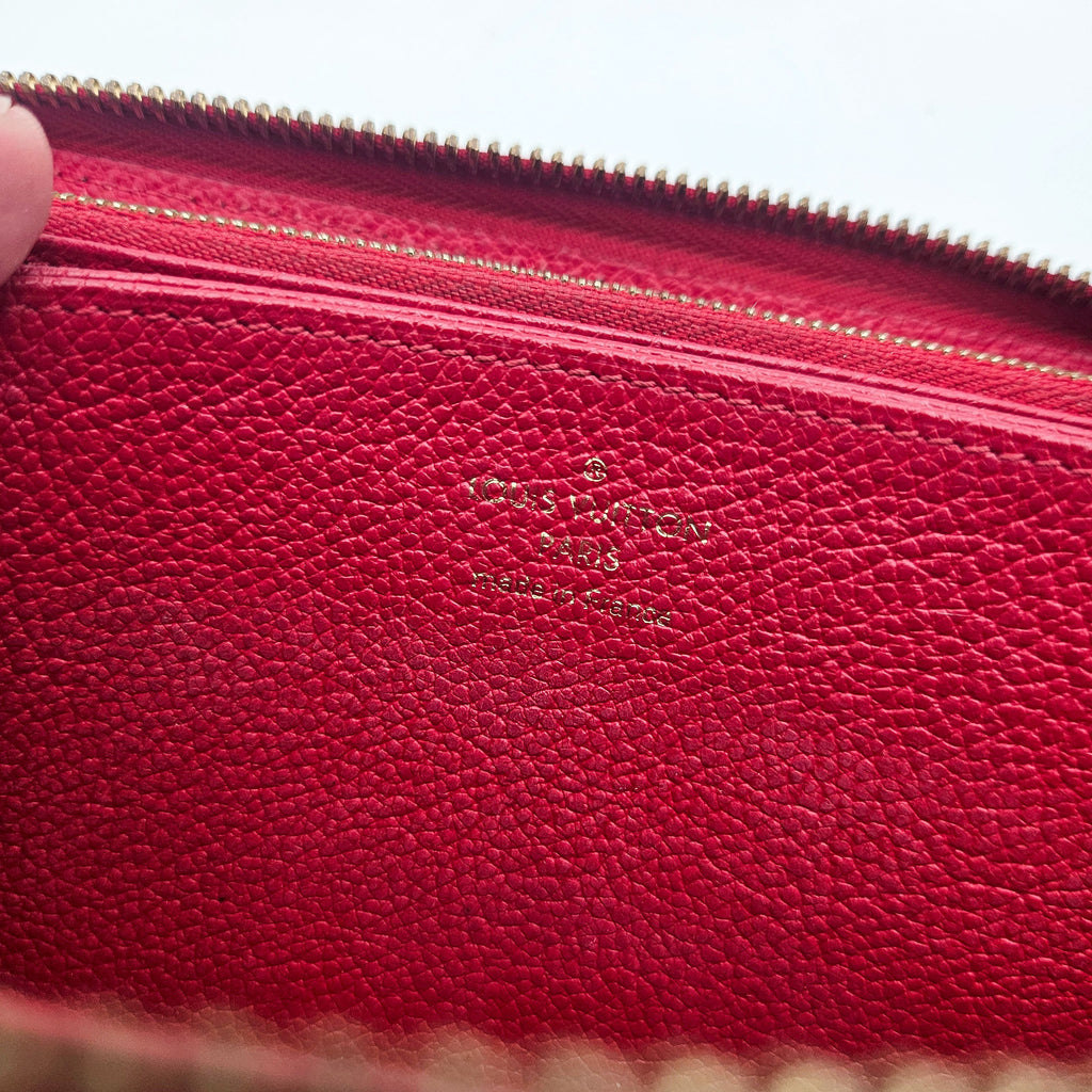 Louis Vuitton Zippy Continental Leather Empreinte Wallet