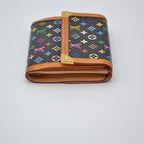 Cartera Louis Vuitton Murakami Multicolor Negra