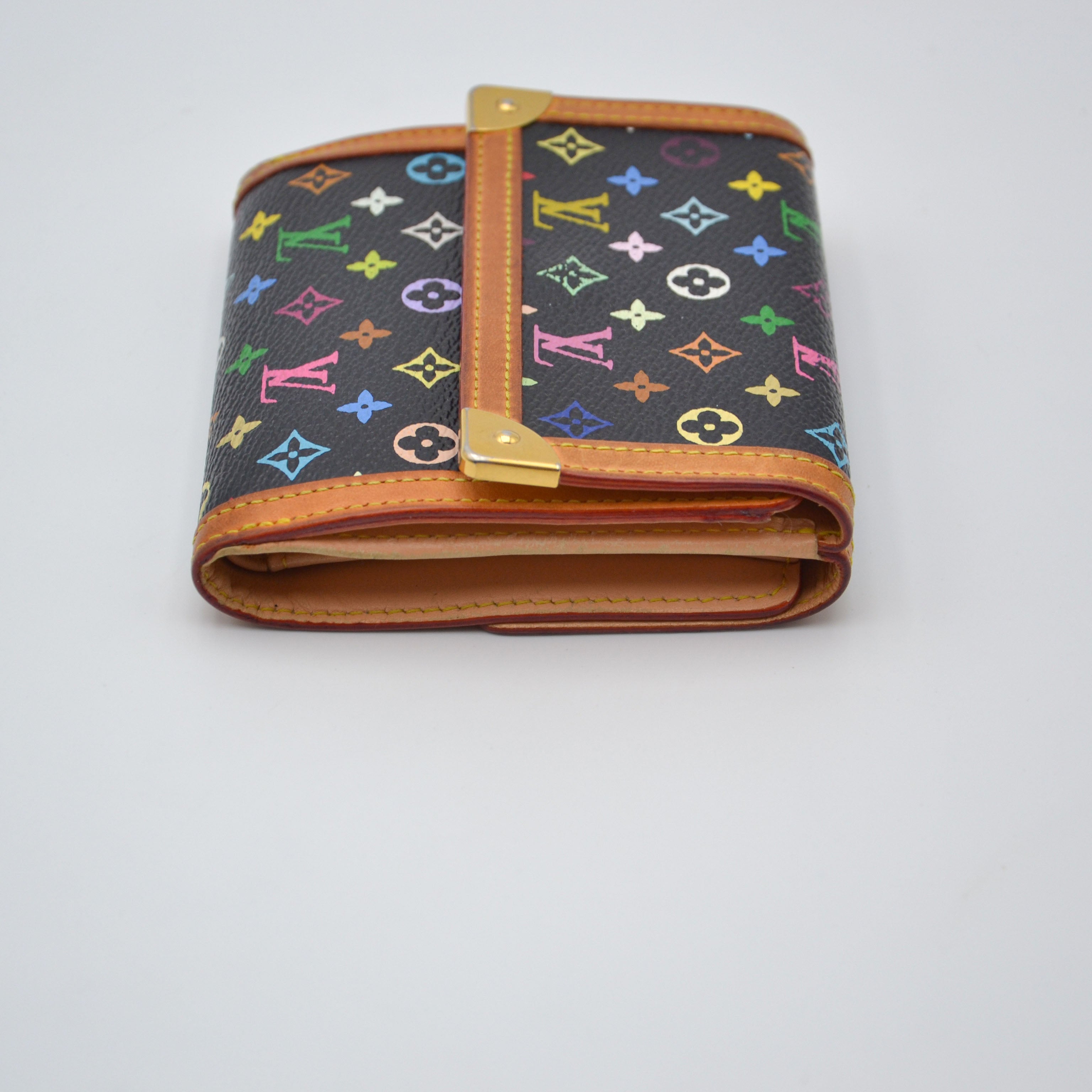 Cartera Louis Vuitton Murakami Multicolor Negra