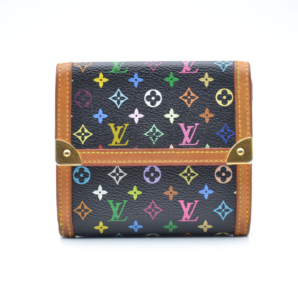Cartera Louis Vuitton Murakami Multicolor Negra