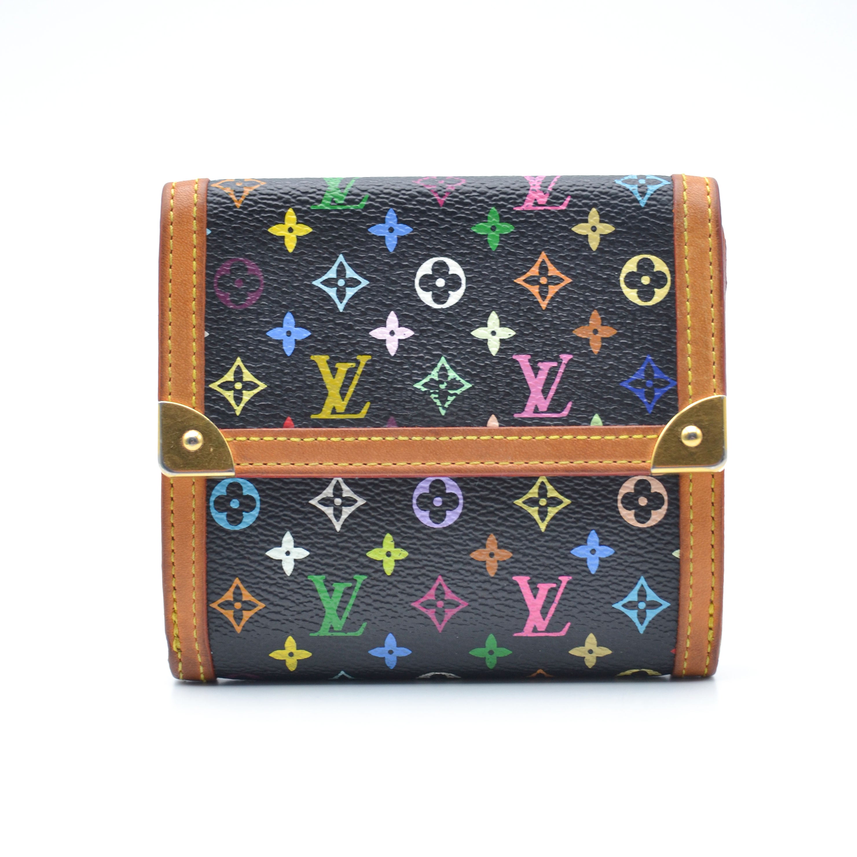 Cartera Louis Vuitton Murakami Multicolor Negra