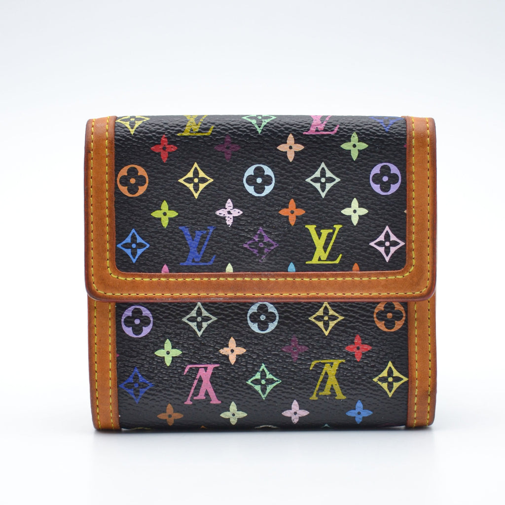 Cartera Louis Vuitton Murakami Multicolor Negra