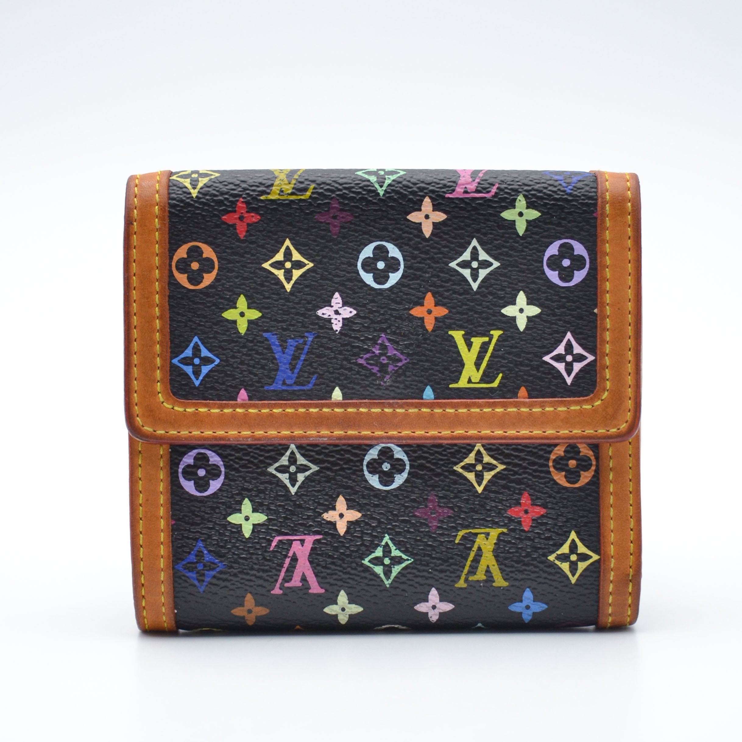 Cartera Louis Vuitton Murakami Multicolor Negra