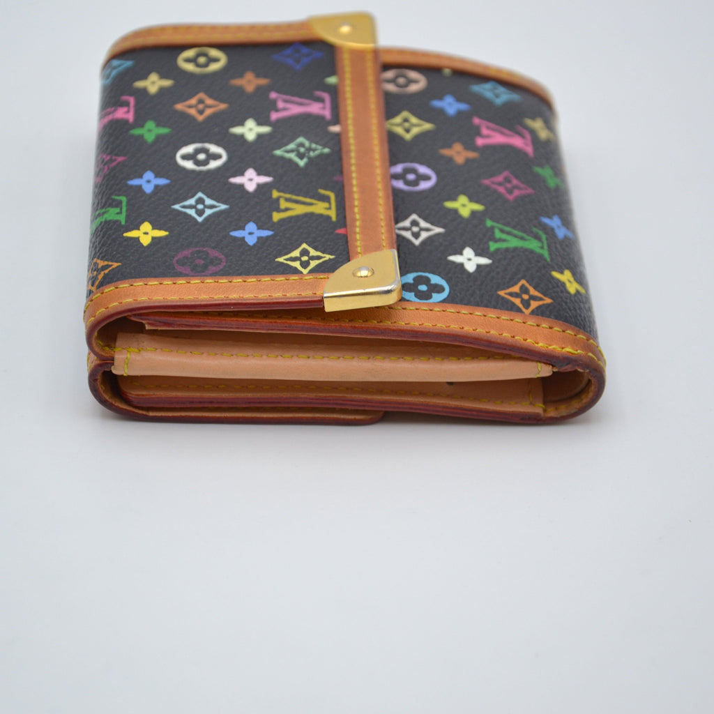 Cartera Louis Vuitton Murakami Multicolor Negra