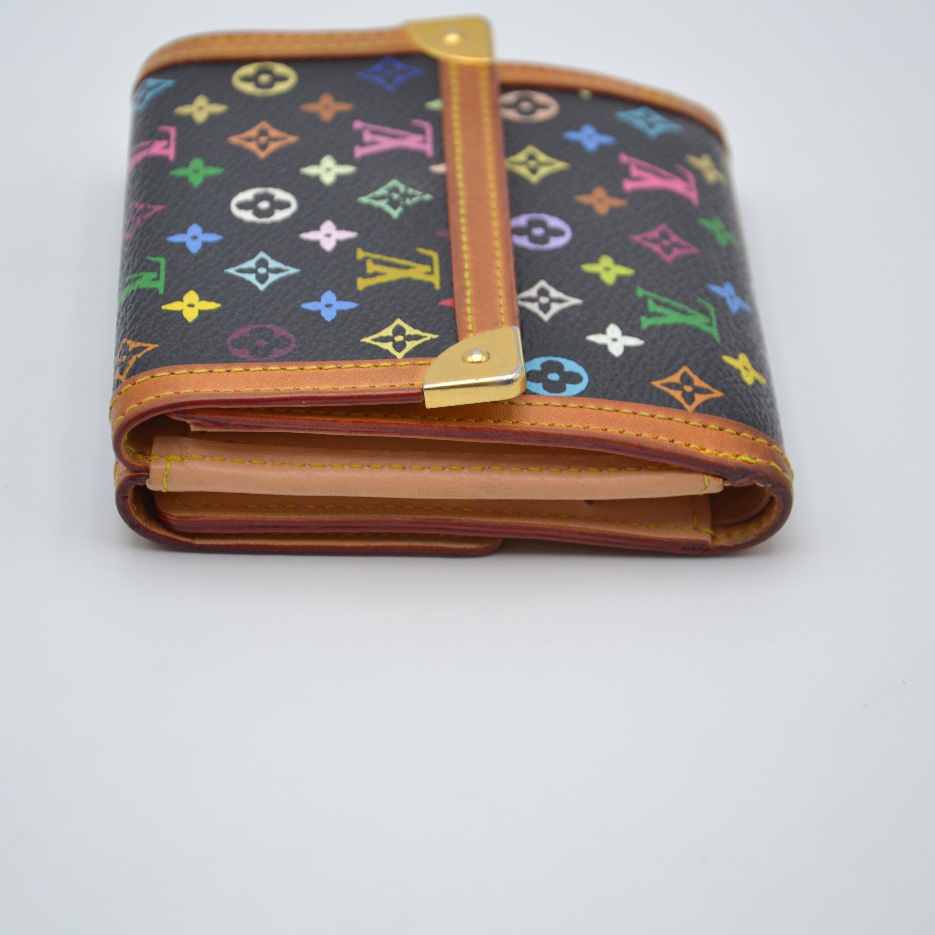 Cartera Louis Vuitton Murakami Multicolor Negra