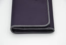 Portefeuille Long Prada En Nylon Violet & Cuir Noir