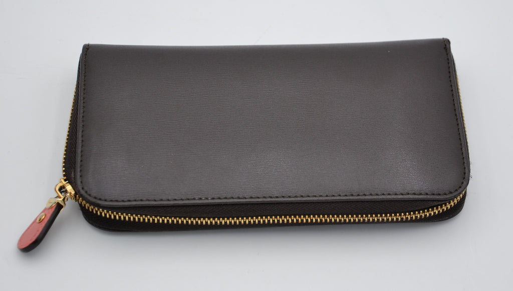 Salvatore Ferragamo Zippy Wallet in Leather