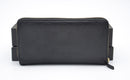 Cartera larga Gucci Zippy en cuero negro Guccissima