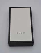 Gucci Zippy Long Wallet In Black Leather Guccissima
