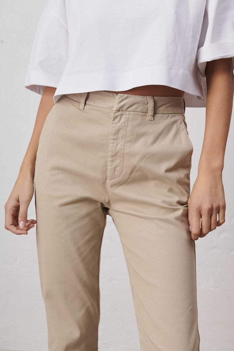 Pantalon Porto Utility Stretch - Latte