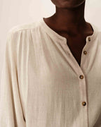 Blusa Portrait - Beige