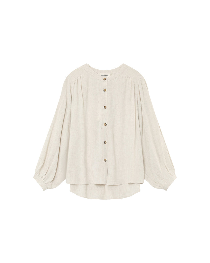 Blouse Portrait - Beige