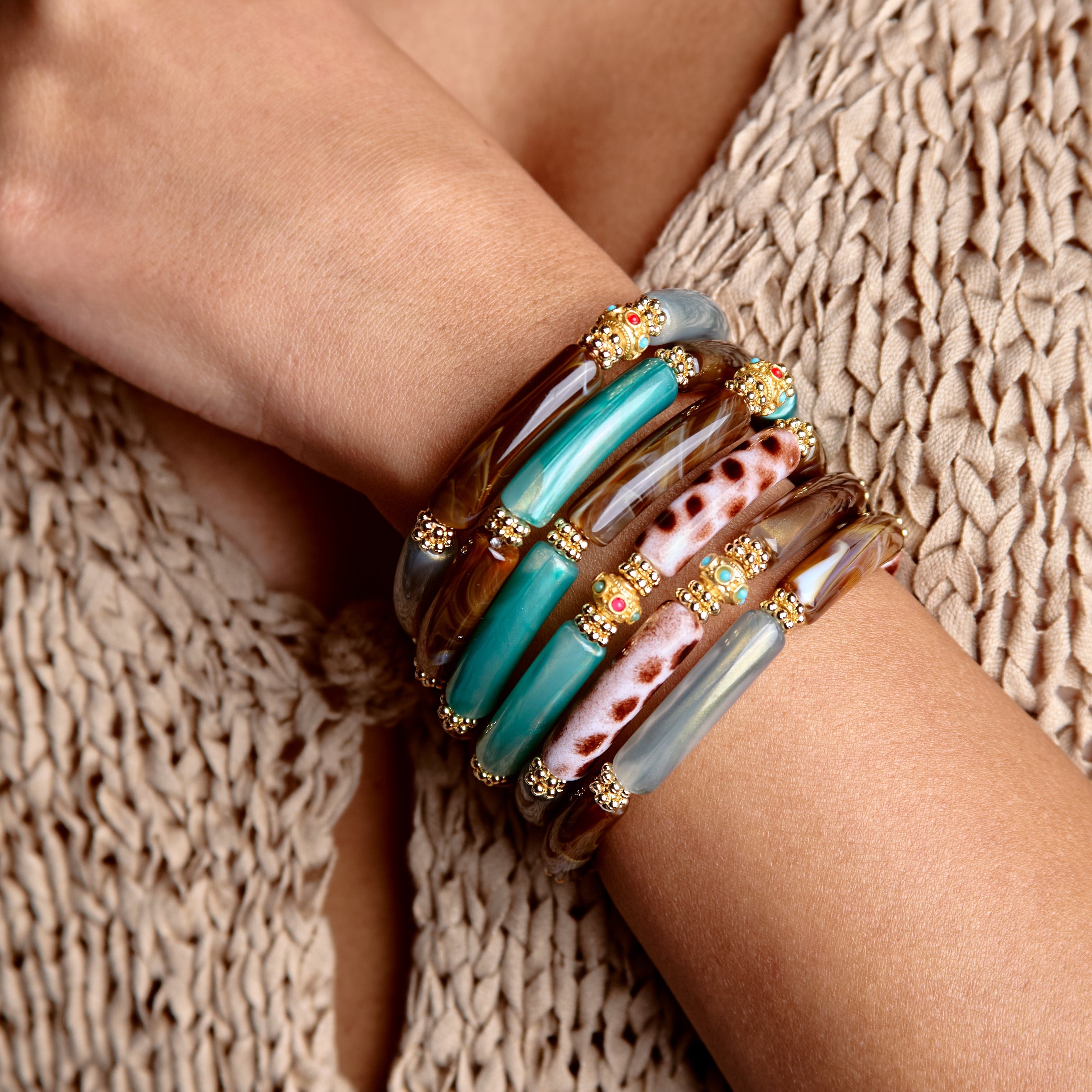 Bracelet Juhu - Brown Gris
