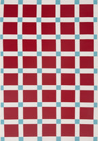 Positano - Tapis D'Extérieur - Polypropylène/Polyester - Bordeaux