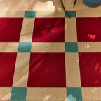 Positano - Tapis D'Extérieur - Polypropylène/Polyester - Bordeaux