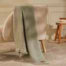 Oscar Olive Throw - 120 x 180 cm | Sofa Throw