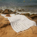 Fouta Positano Gris calcé - 100 x 200 cm | Beach Towel