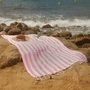 Fouta Positano Candy Pink - 100 x 200 cm | Beach Towel