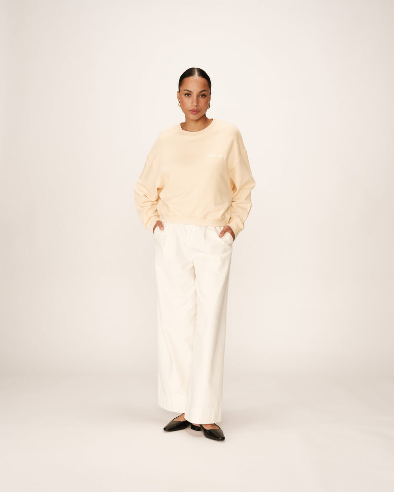 Sudadera Positiva - Beige