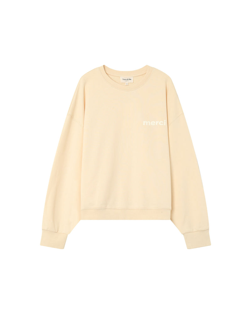 Sudadera Positiva - Beige