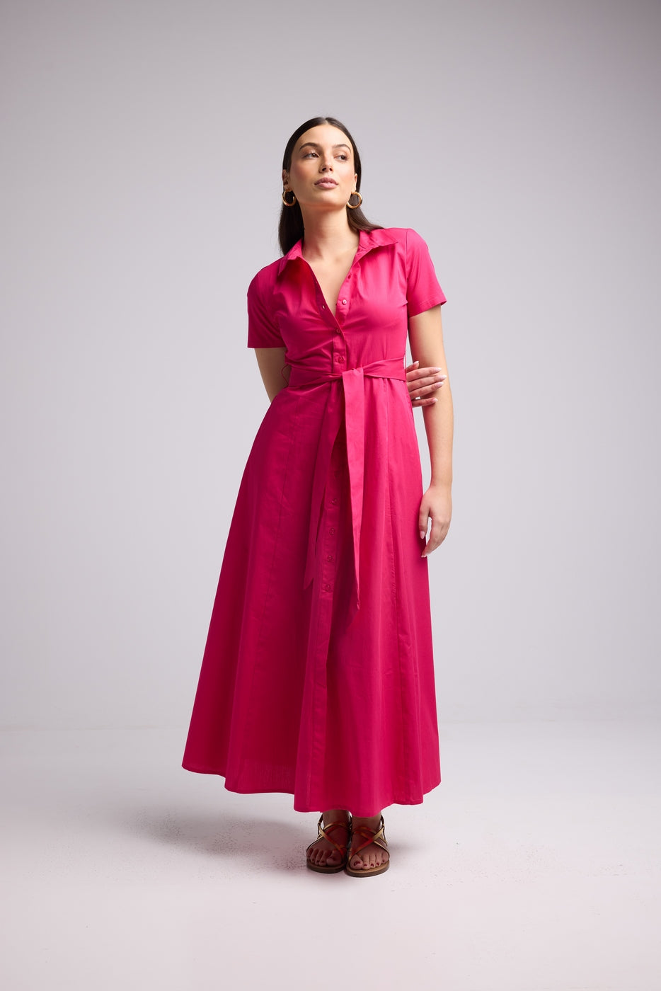 Vestido Largo - Poti - Rosa