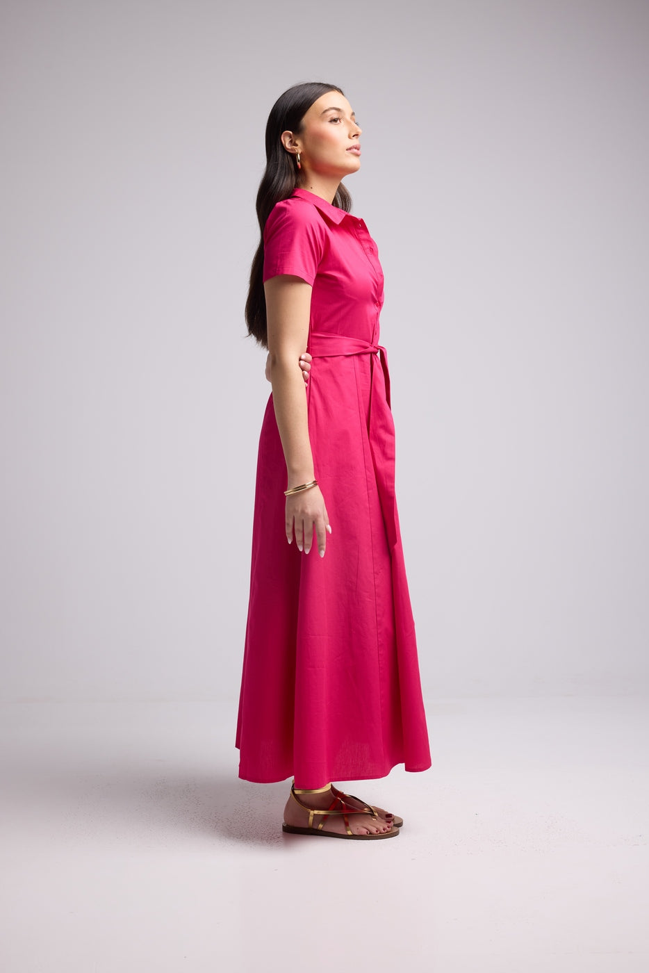 Vestido Largo - Poti - Rosa