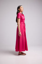 Vestido Largo - Poti - Rosa