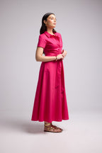 Vestido Largo - Poti - Rosa