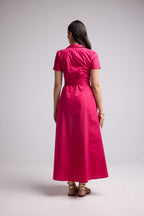 Vestido Largo - Poti - Rosa