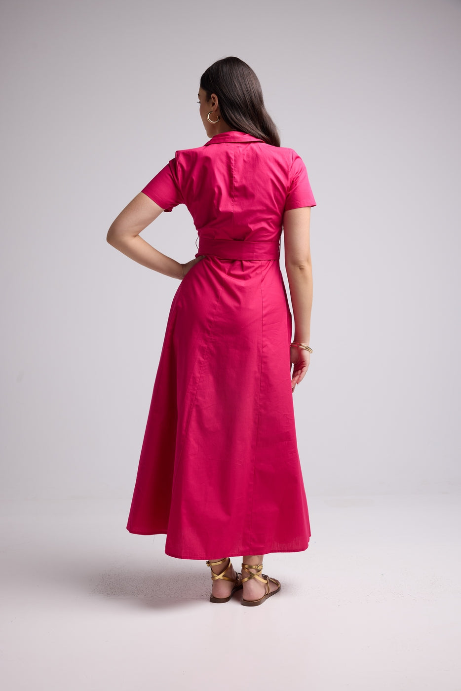 Vestido Largo - Poti - Rosa