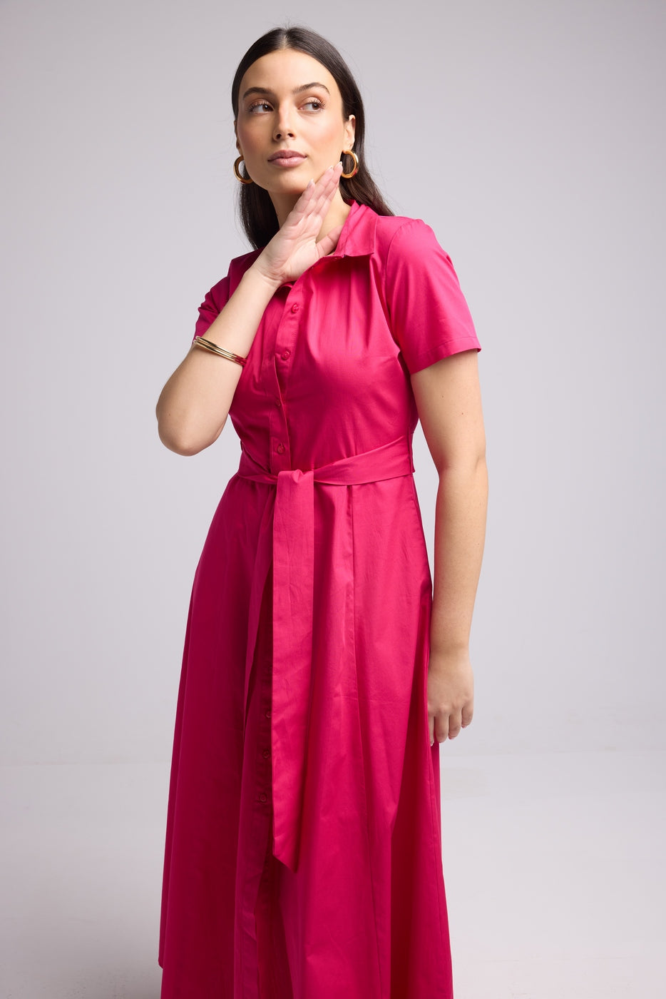 Vestido Largo - Poti - Rosa
