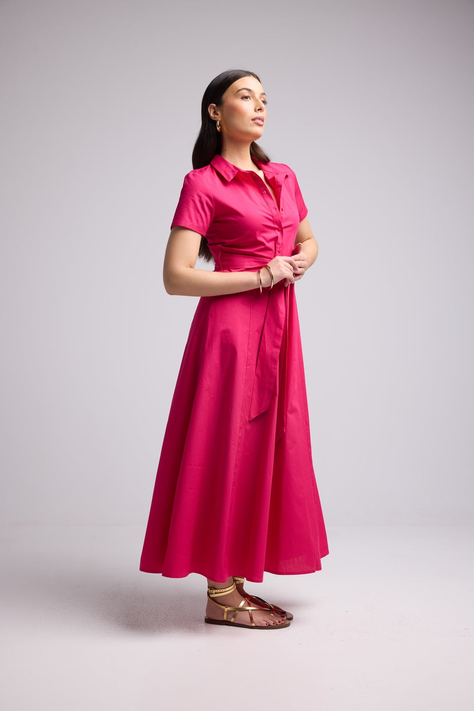 Vestido Largo - Poti - Rosa
