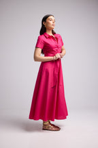 Vestido Largo - Poti - Rosa